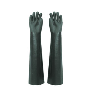 Luva em PVC palma áspera e 65 centímetros - Imagem
